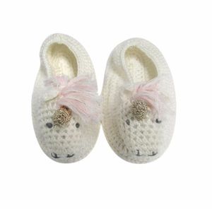 Albetta crochet unicorn slippers